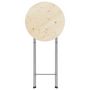 Voir la diapositive 3 : VIDAXL Pieds de table de bar pliables Argente 45x53x108 cm