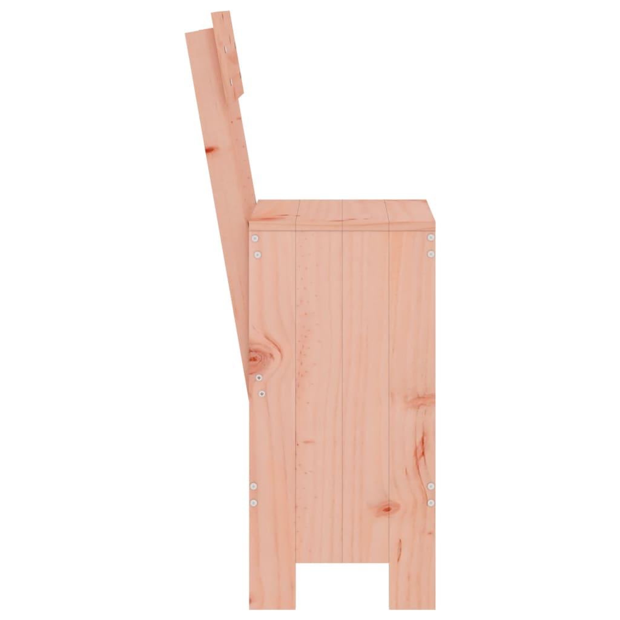 Voir la diapositive 5 : VIDAXL Tabourets de bar lot de 2 40x48,5x115,5 cm bois massif douglas