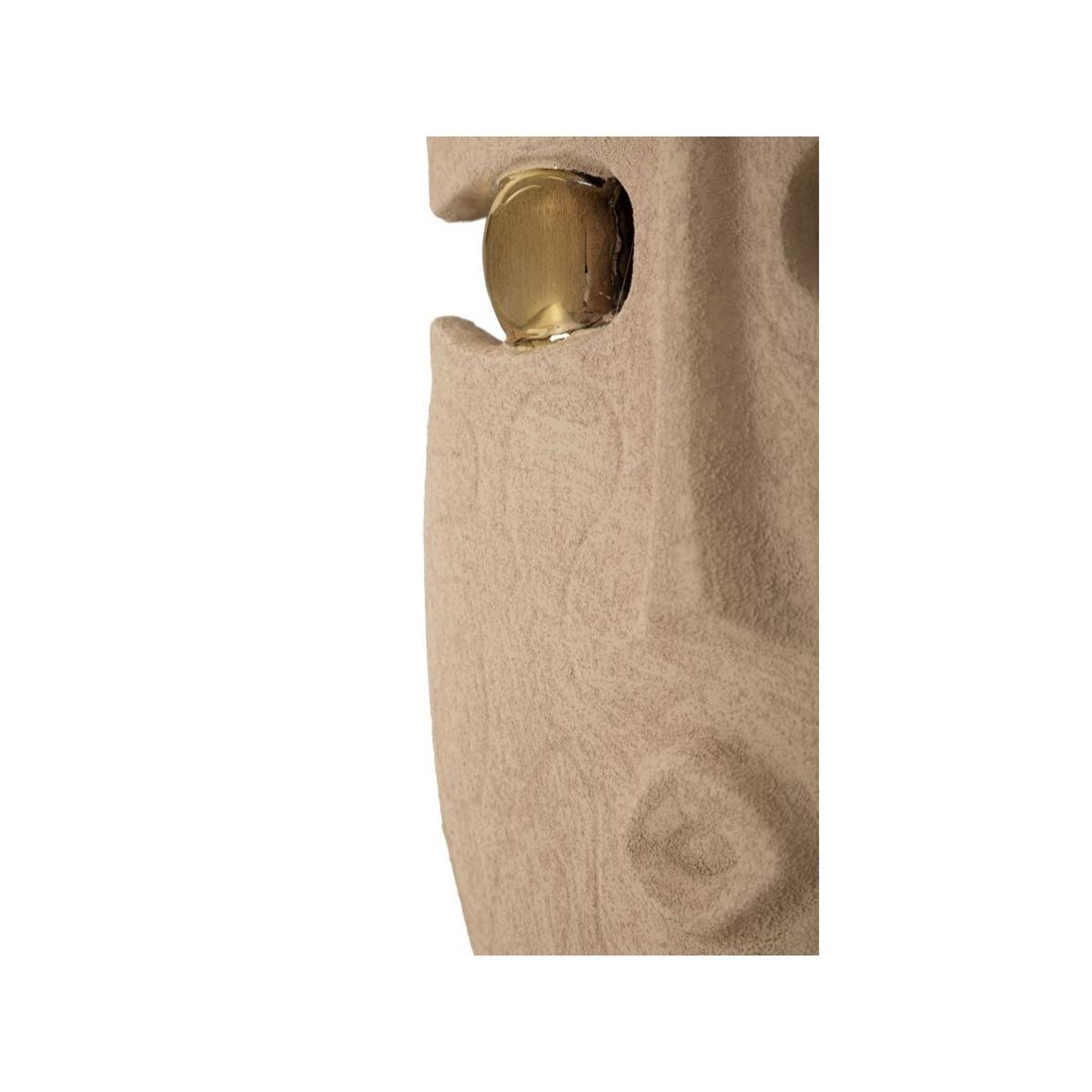 Voir la diapositive 4 : Paris Prix Lot de 2 objets muraux déco  dakar  40cm marron