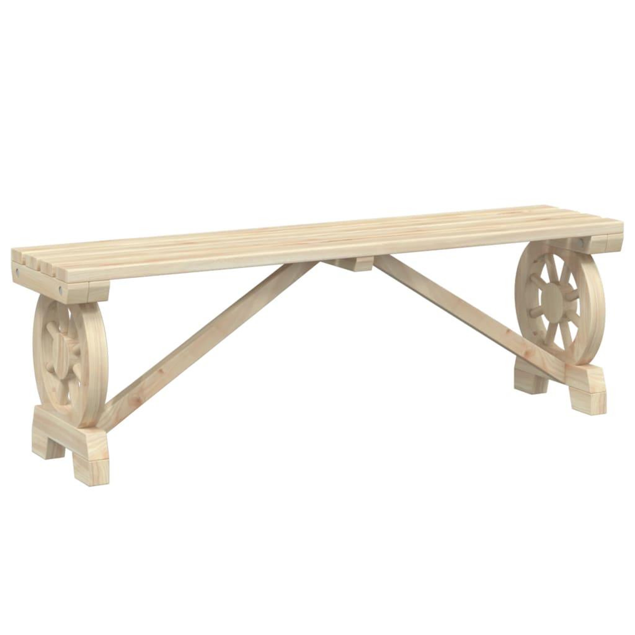 Voir la diapositive 2 : VIDAXL Banc de jardin 115 cm bois de sapin massif