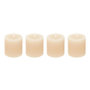 Voir la diapositive 1 : ATMOSPHERA Lot de 4 Bougies Votives  Rustic  4,5cm Ivoire