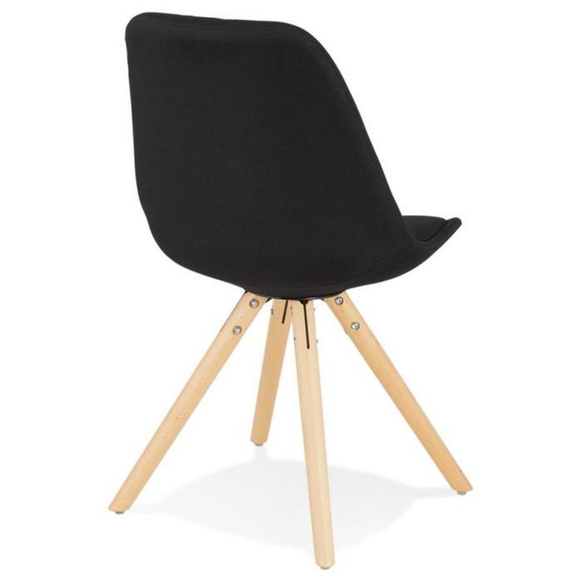 Paris Prix Chaise Scandinave  Lademo  82cm Noir & Naturel