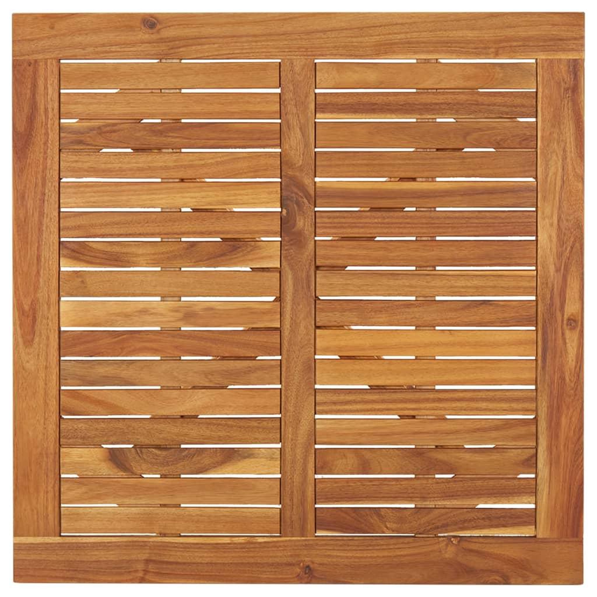 Voir la diapositive 4 : VIDAXL Table de jardin 85x85x75 cm Bois d'acacia solide