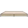 Voir la diapositive 4 : VIDAXL Cadre de lit sans matelas chene sonoma 120x200 cm