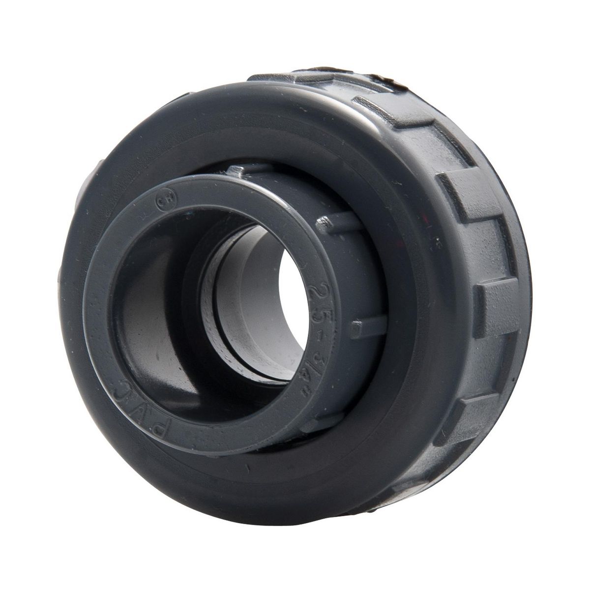 Jardibric Raccord PVC pression avec bague ø25 mm