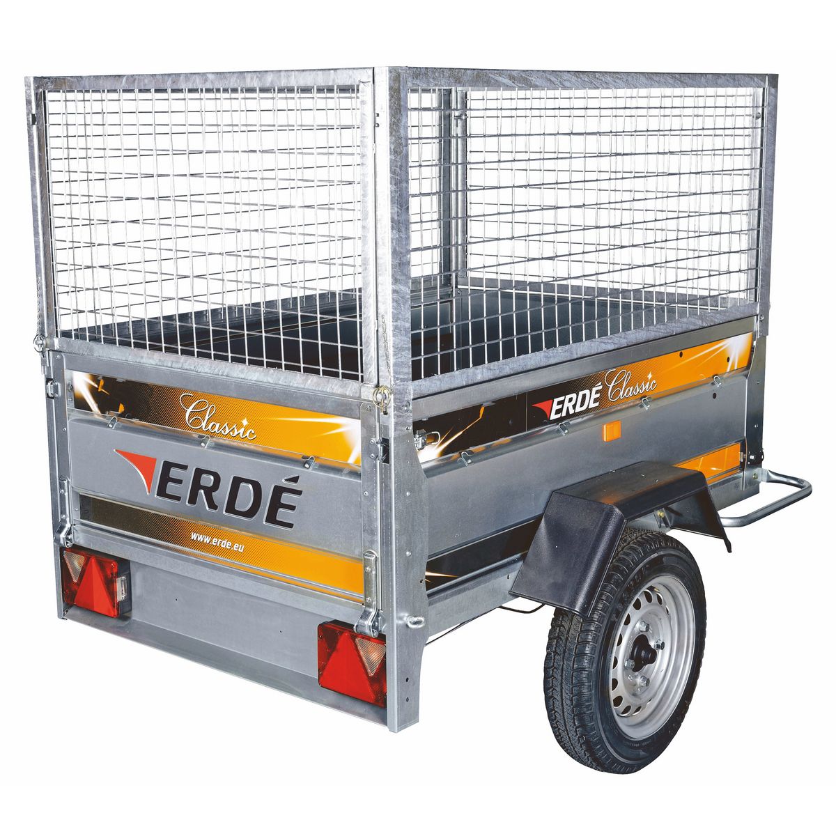 ERDE Rehausses ridelles grillagées pour remorque 233