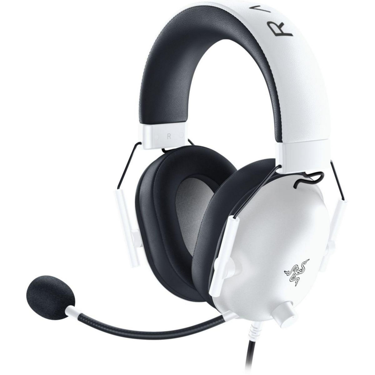 Razer Casque gamer Casque Gaming filaire Razer BlackShark V2 X sous licence PlayStation Blanc