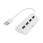 Hama Hub USB Hama 4 x USB2.0 Blanc Desktop 00200120