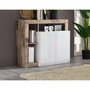 Voir la diapositive 1 : BEST MOBILIER Lou - buffet bas - 2 portes - 108 cm