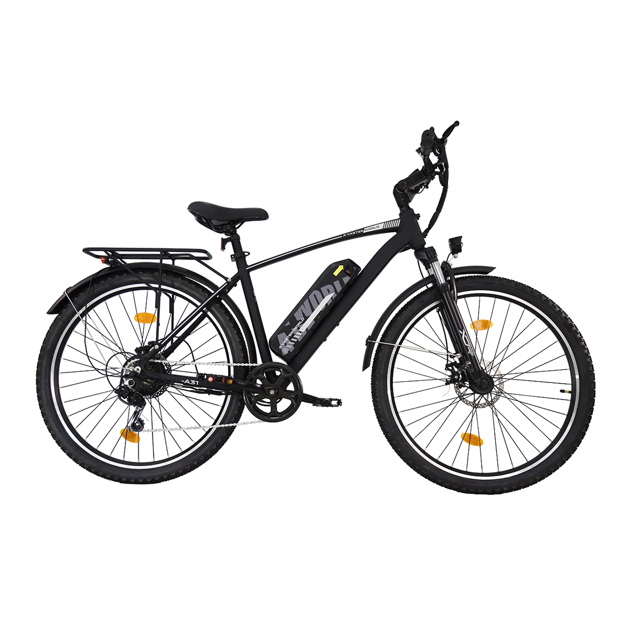 AVDL Vélo électrique avdl a31, batterie 36 v 12,8 ah, 27,5 pouces, noir