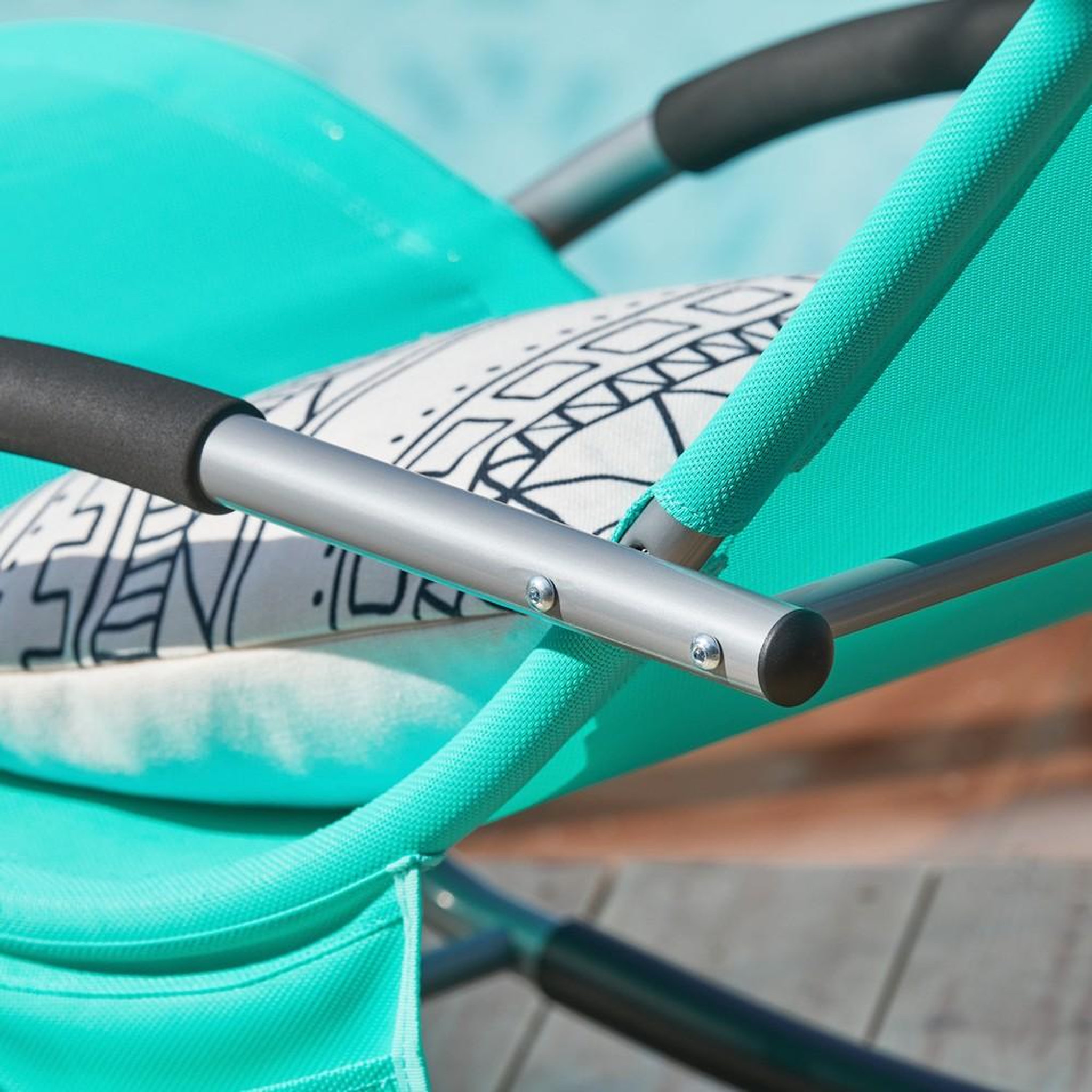 Voir la diapositive 4 : SOBUY SoBuy - Fauteuil À Bascule De Jardin pliable - Moderne - OGS28