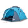 Voir la diapositive 2 : VIDAXL Tente de camping a dome 3 personnes bleu liberation rapide