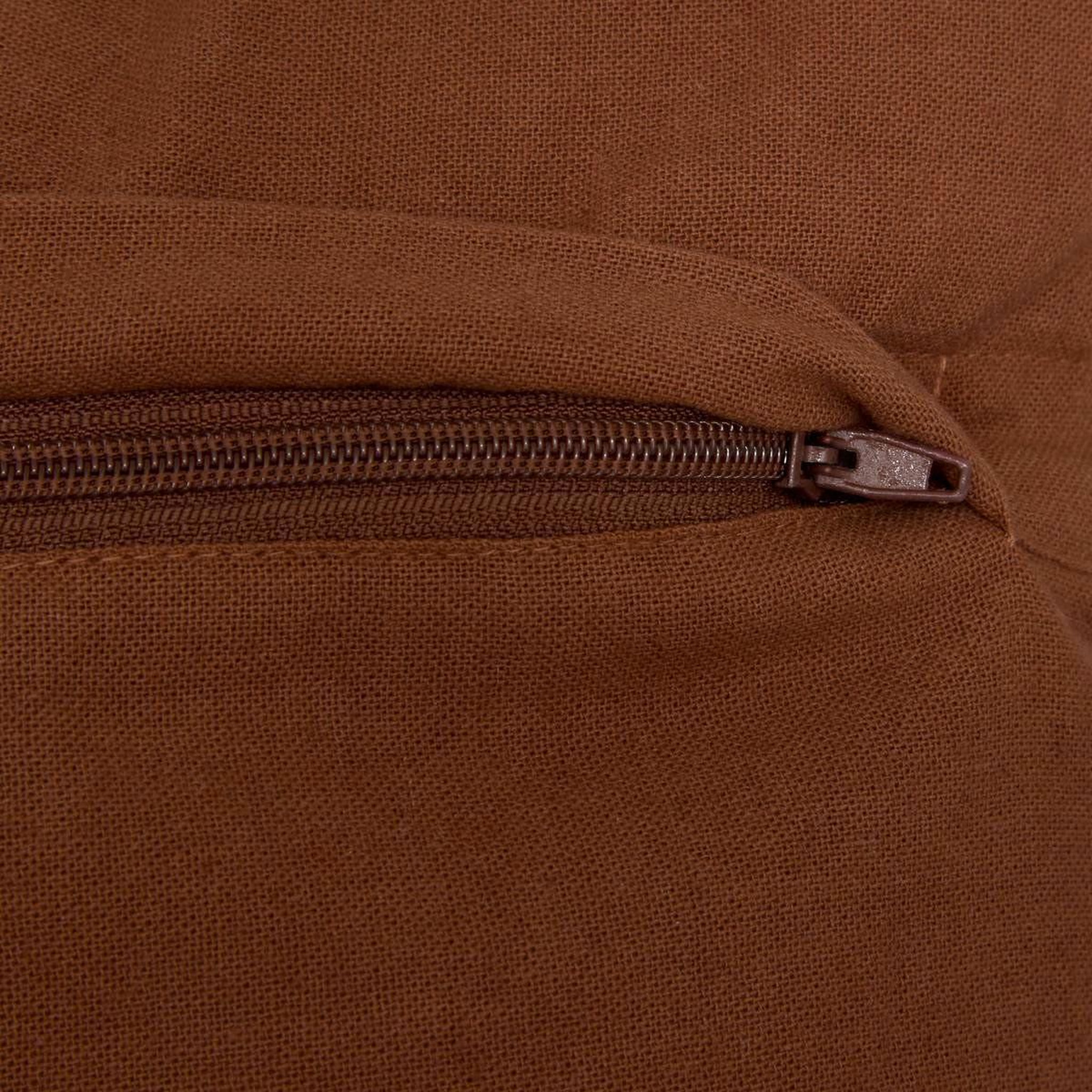 Voir la diapositive 2 : ATMOSPHERA Coussin déco  mira  55x55cm terracotta