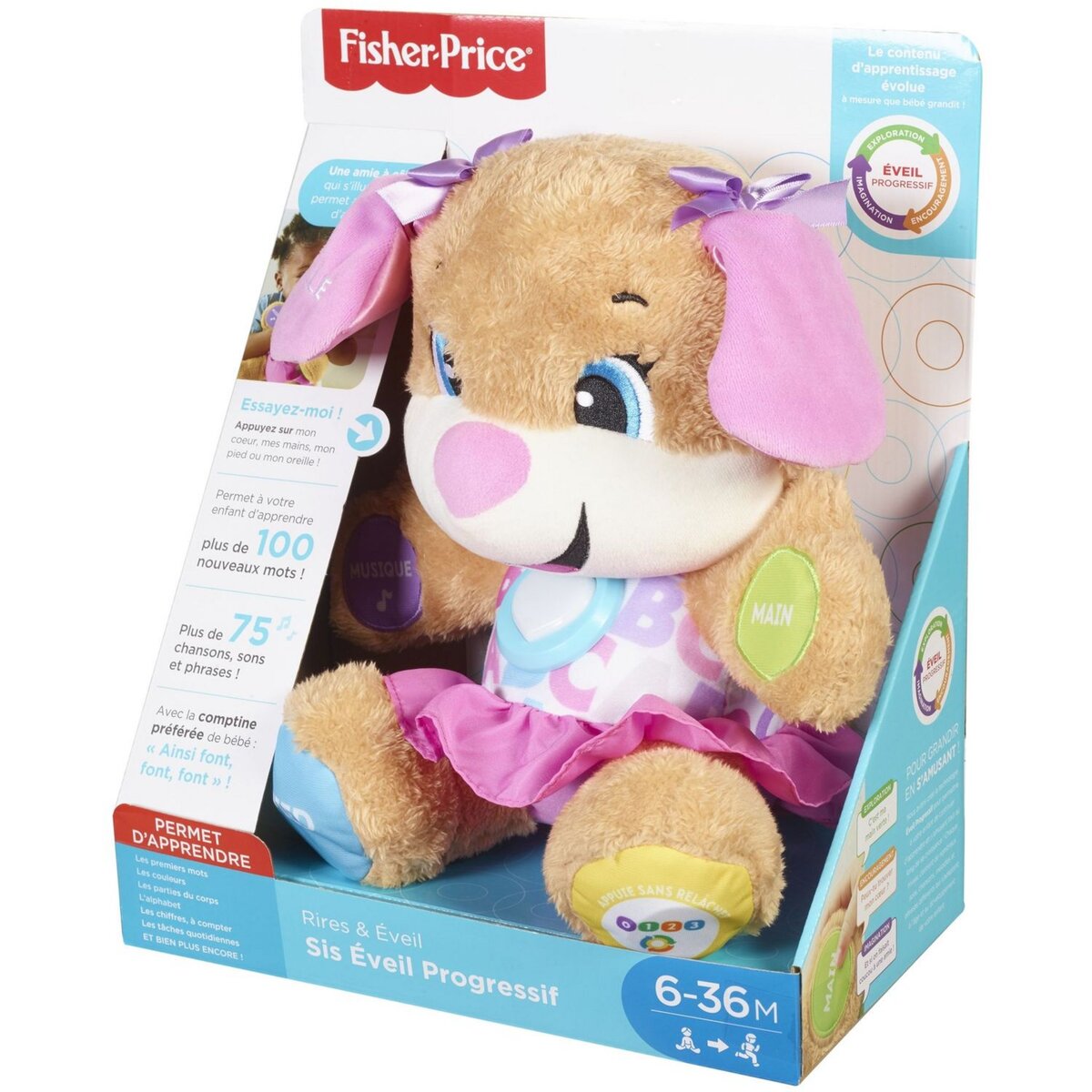 Fisher price Peluche Sis Eveil progressif