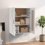 Voir la diapositive 3 : VIDAXL Armoire murale suspendue Blanc 69,5x32,5x90 cm