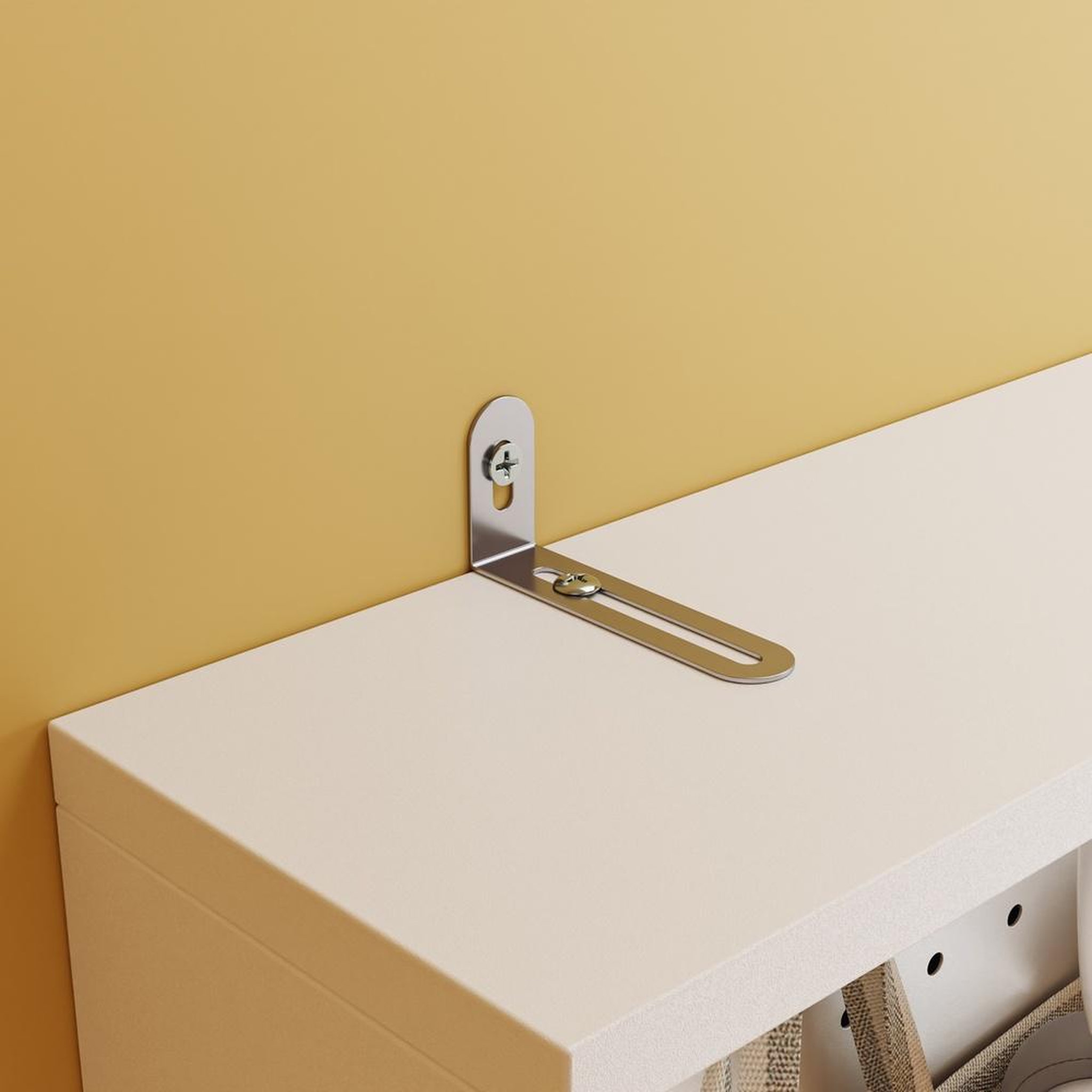 Voir la diapositive 4 : SOBUY Garderobe murale rangement entrée blanc 70x12x190cm fhk39-w