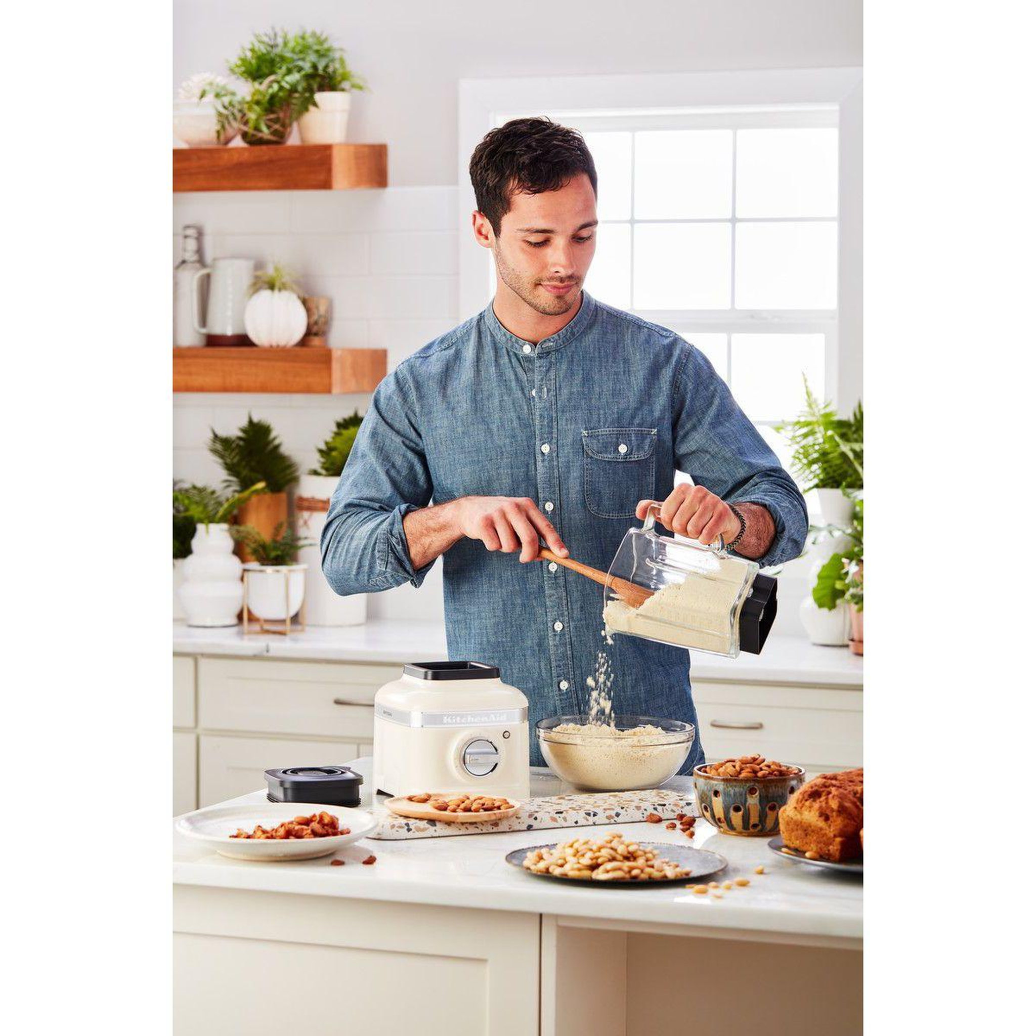 Voir la diapositive 4 : KitchenAid Kitchenaid 5ksb4026eac artisan k400 1,4 l mélangeur de table 1200 w crème