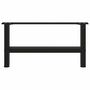 Voir la diapositive 5 : VIDAXL Pieds de table basse noir 2 pcs 70x(30-31) cm acier