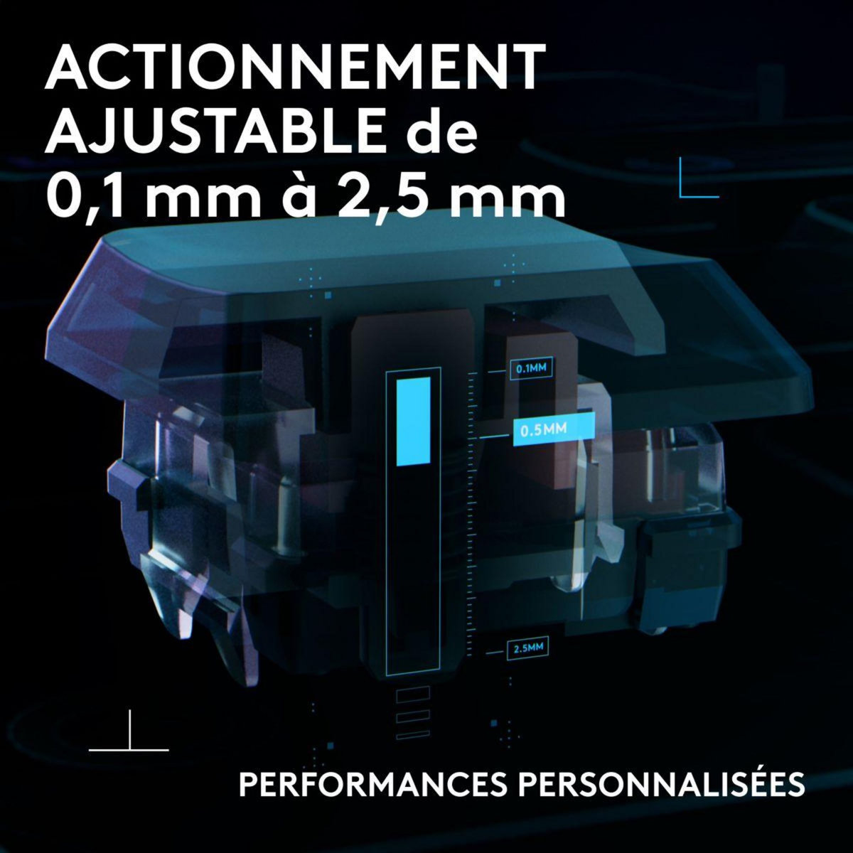 Logitech Clavier gamer G515 Clavier Rapid trigger