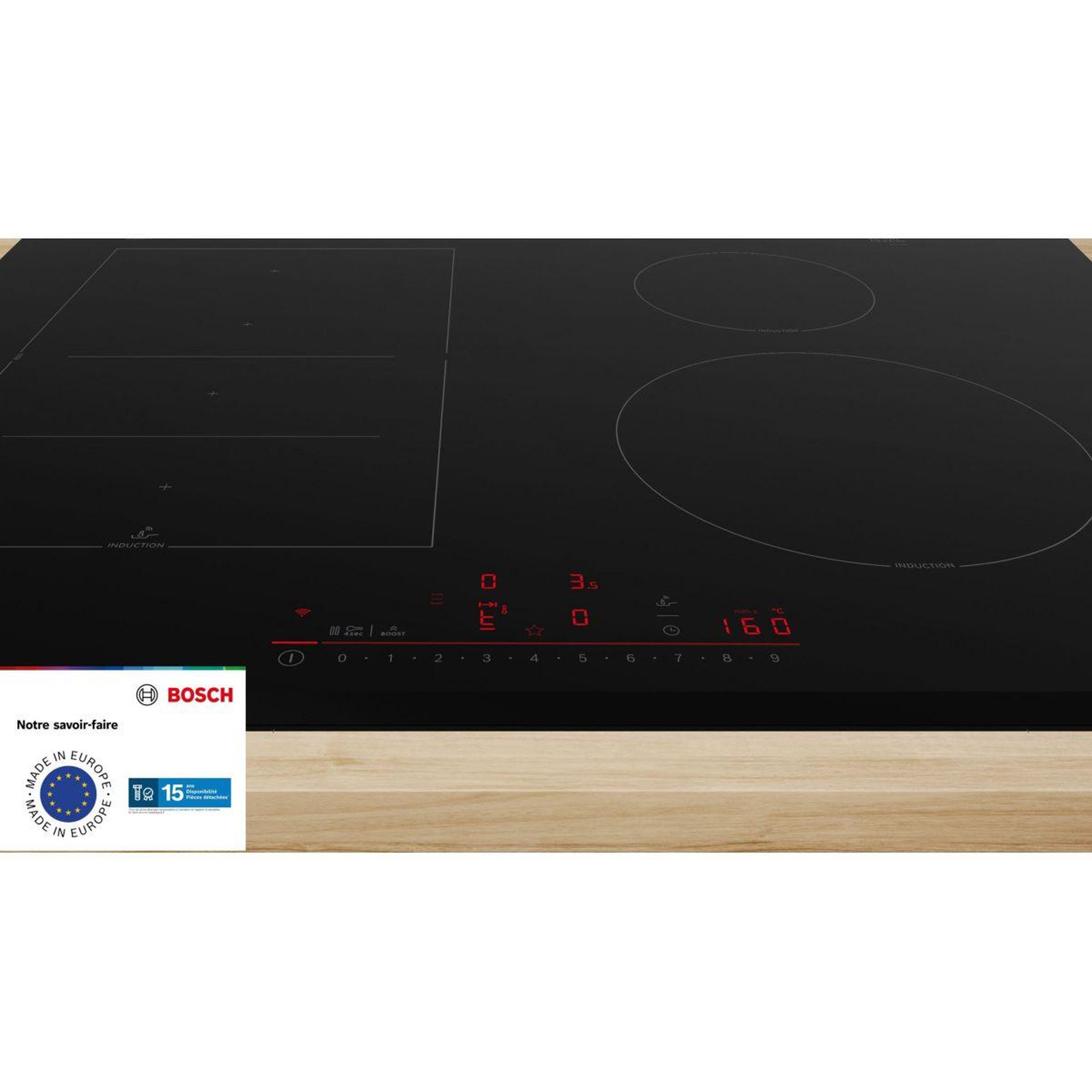 Voir la diapositive 2 : BOSCH Plaque induction pix63shc1f serenity flexinduction