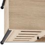 Voir la diapositive 4 : tectake Buffet style industriel Bois clair industriel, Chêne Sonoma
