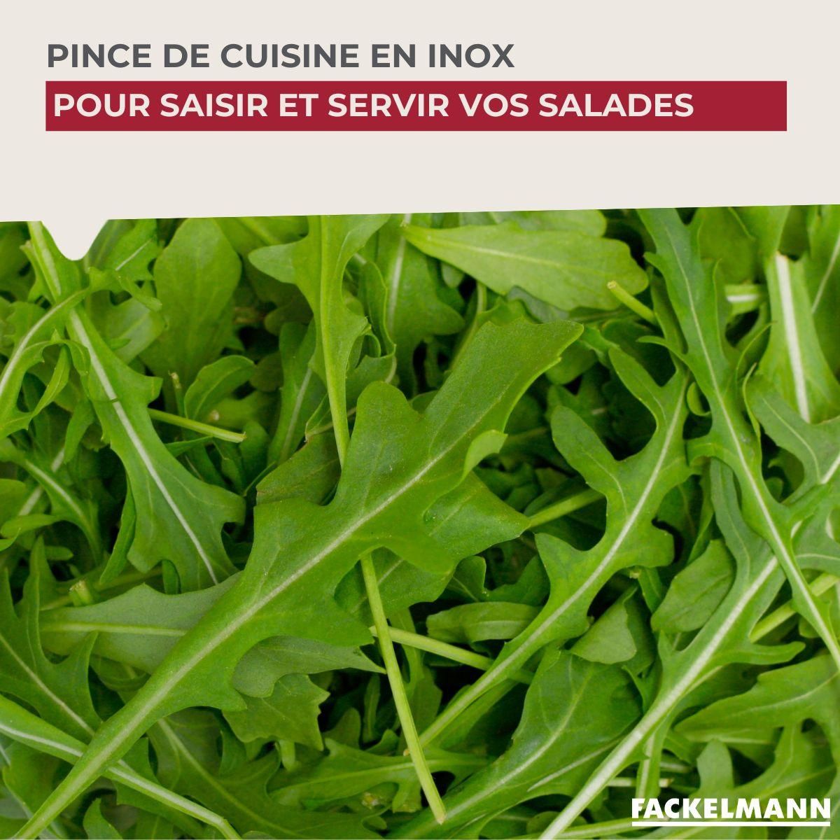 Fackelmann Pince à spaghettis, de cuisine en Acier inoxydable 19 cm Fackelmann