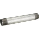 CENTRALE BRICO Tube d'alimentation filetage, acier galvanisé, en barre, diam.  15 x 21 mm, L. 0,20 m
