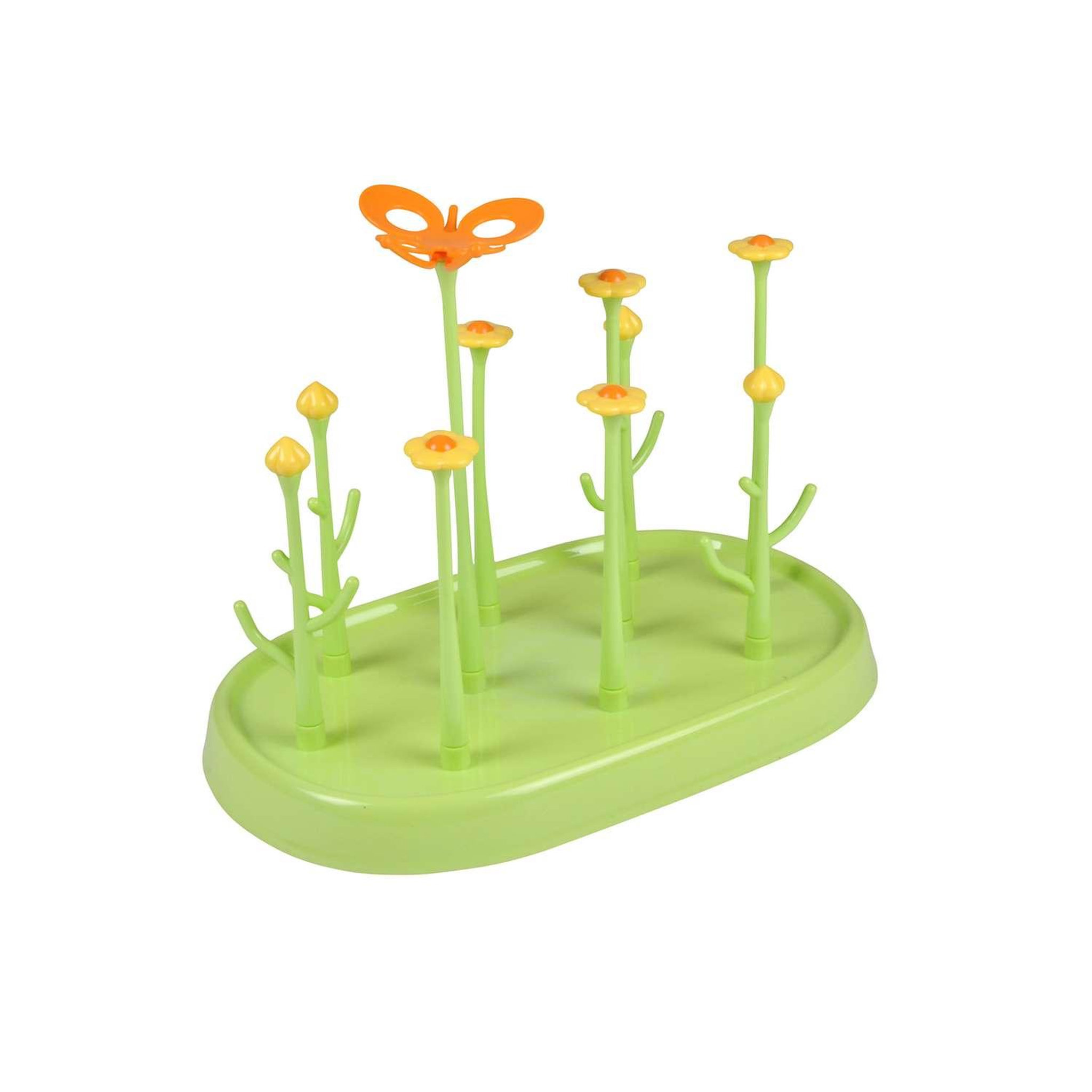 Voir la diapositive 1 : BEBE DOUCEUR Egoutte biberons jardin vert 10 branches