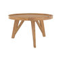 Voir la diapositive 1 : Rendez vous déco Table basse ronde en bois de teck recyclé D70 cm-Oly
