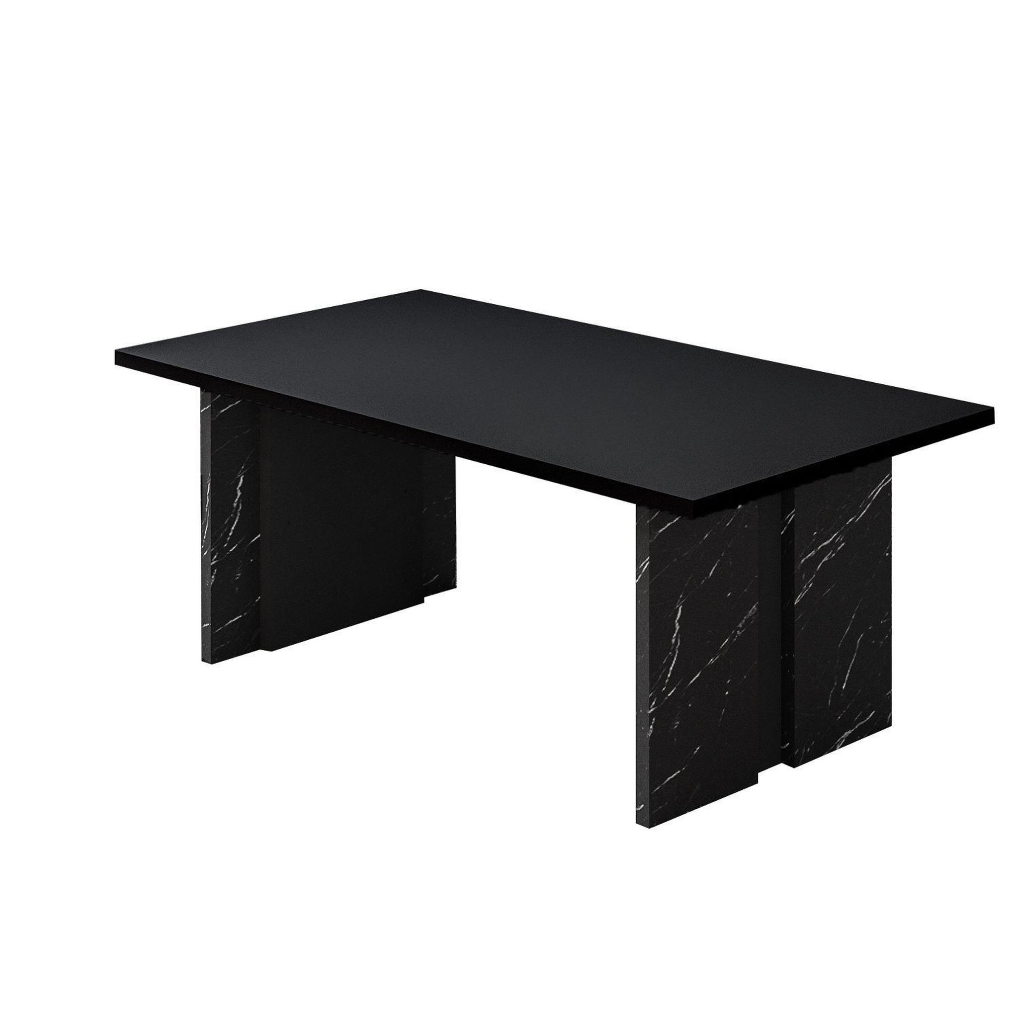 Habitat et Jardin Table basse en bois  ravello  - 90 x 50 x 40 cm - noir