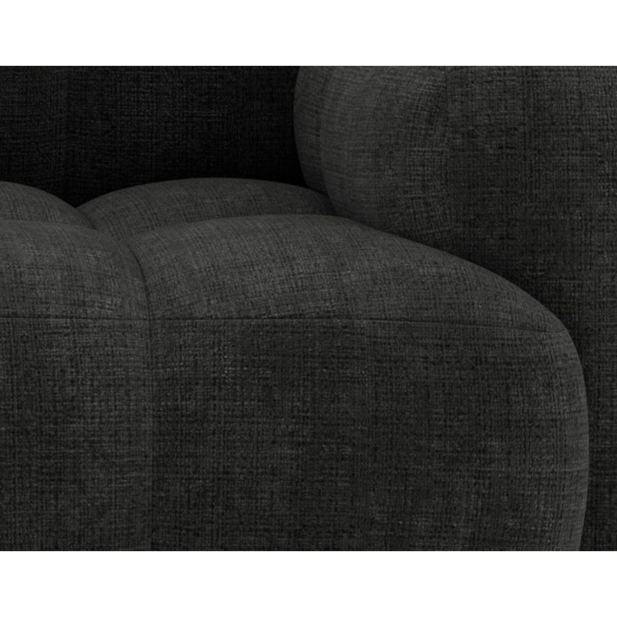 LISA DESIGN Grace - canapé modulable 3 places en velours texturé