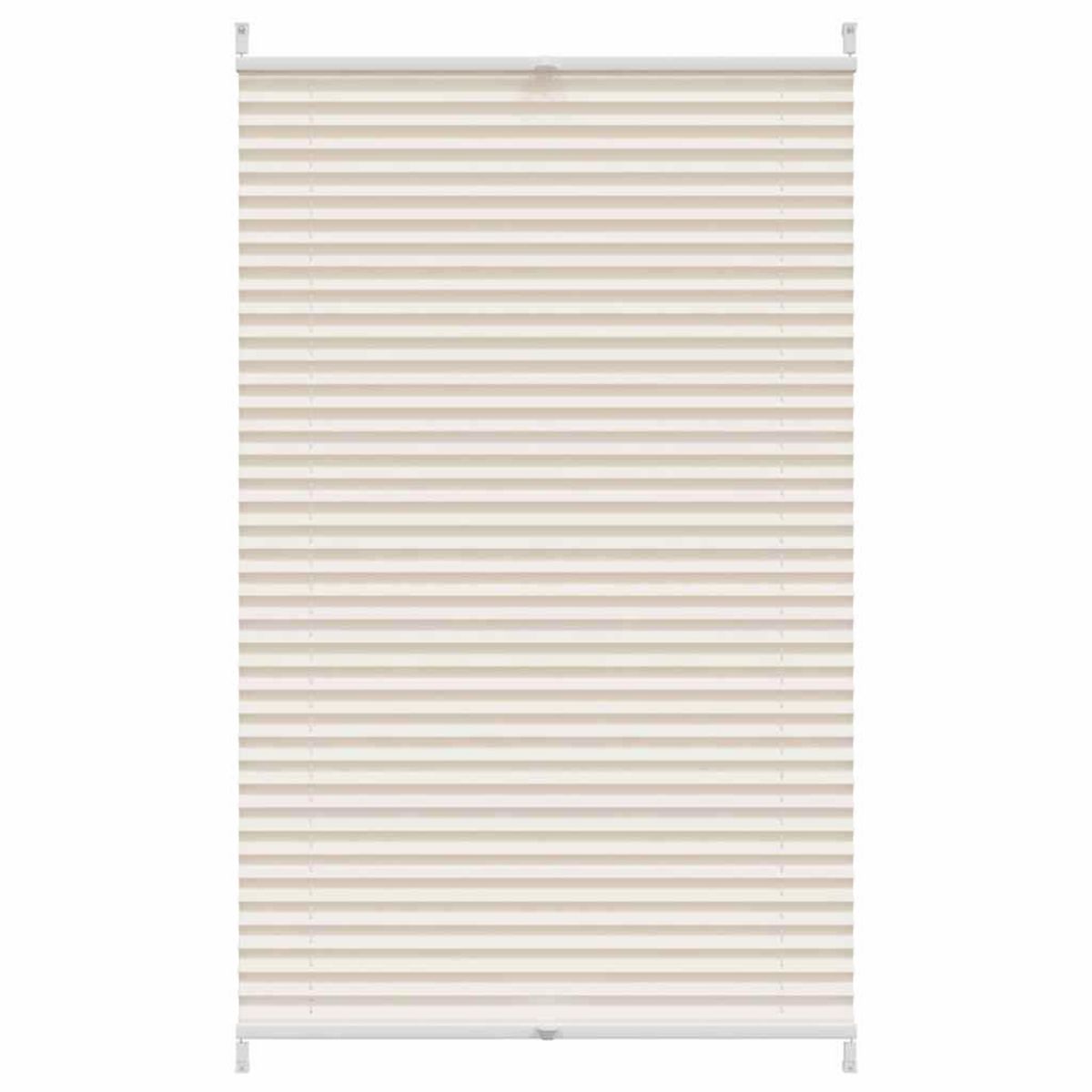 VIDAXL Store plisse 80x100 cm Creme