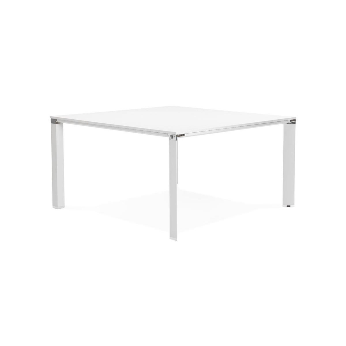 Paris Prix Bureau Design  Hide  140cm Blanc