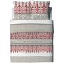 Voir la diapositive 3 : Les Ateliers du Linge Parure Housse De Couette 3pcs 260x240cm 100%coton 57fils Halti