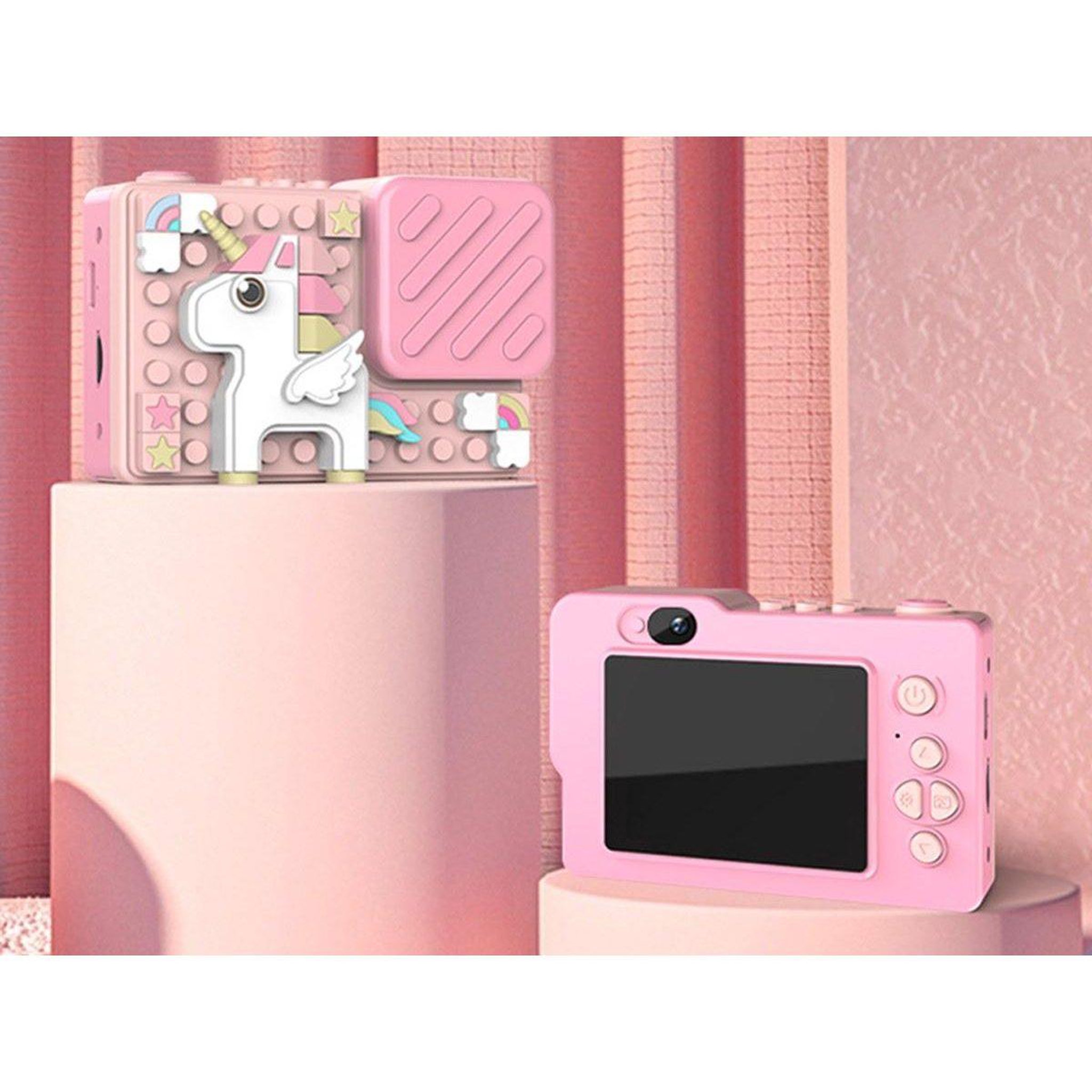 Voir la diapositive 2 : 1001JOUETS Appareil Photo Enfant - 18MP, Objectif 180°, Écran 2,4 , Mini-Jeux et Filtres - Licorne