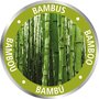 Wenko Panier à linge en bambou Bahari - 40 x H. 68 cm - Gris