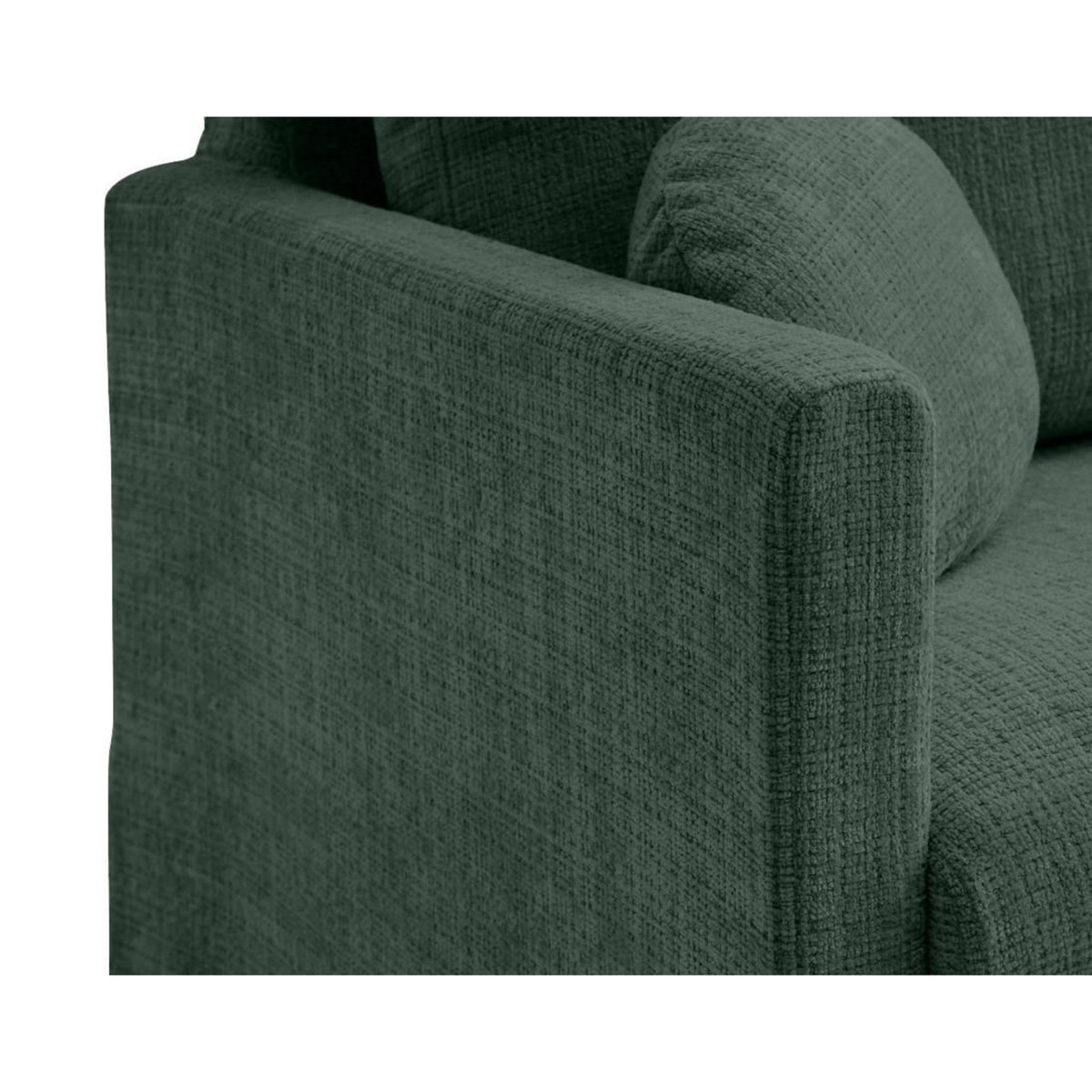 LISA DESIGN Serena - canapé droit déhoussable 2 places en velours texturé