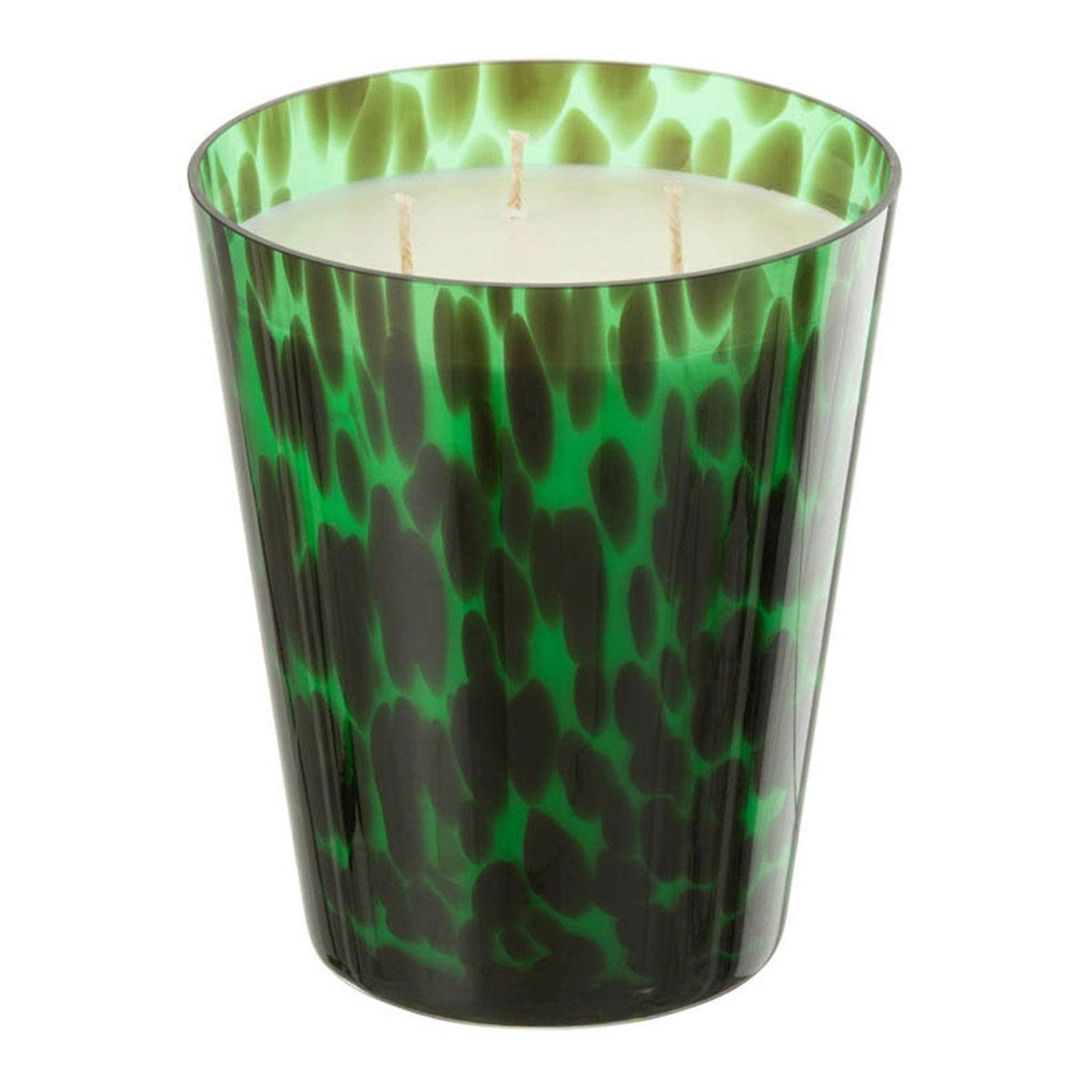 J-LINE Bougie parfumée  noa  20cm bois de santal vert