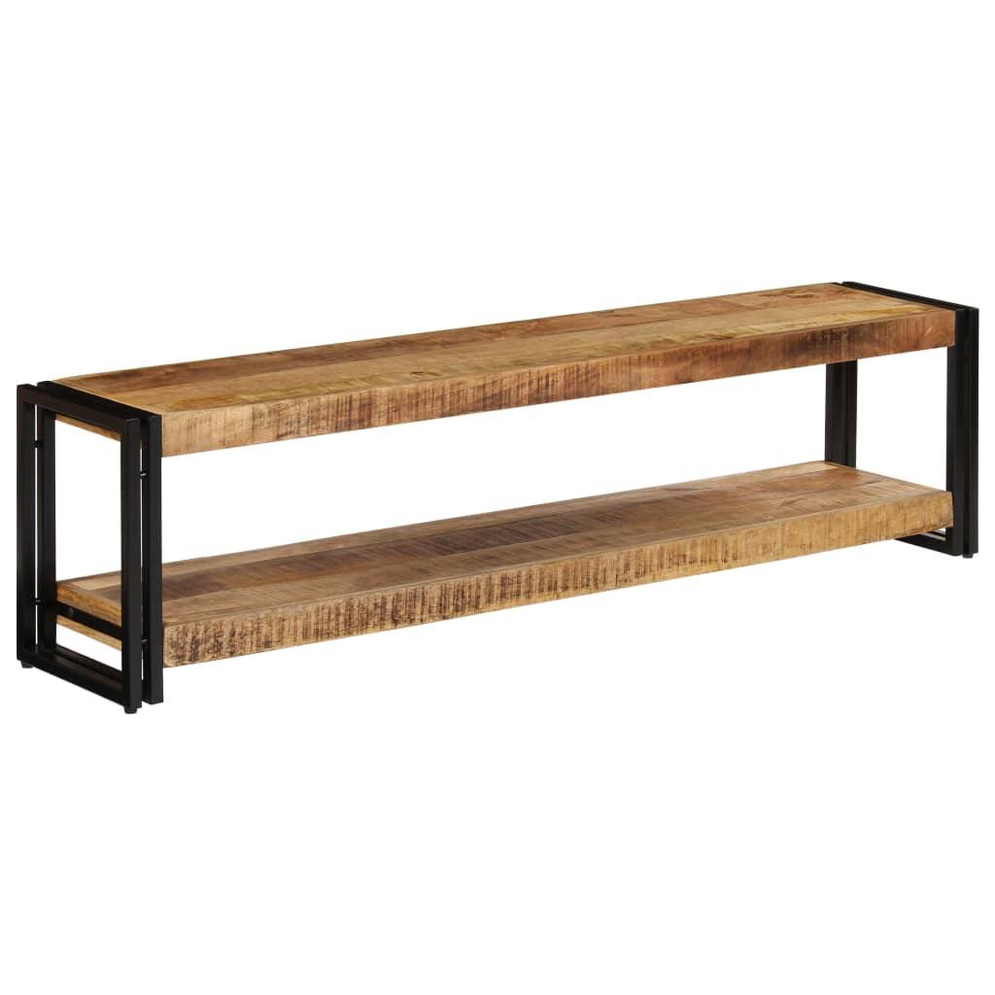 Voir la diapositive 1 : VIDAXL Meuble TV 150x30x40 cm Bois massif de manguier