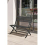Voir la diapositive 4 : Paris Prix Banc de Jardin Pliant  Marius  95cm Gris Anthracite