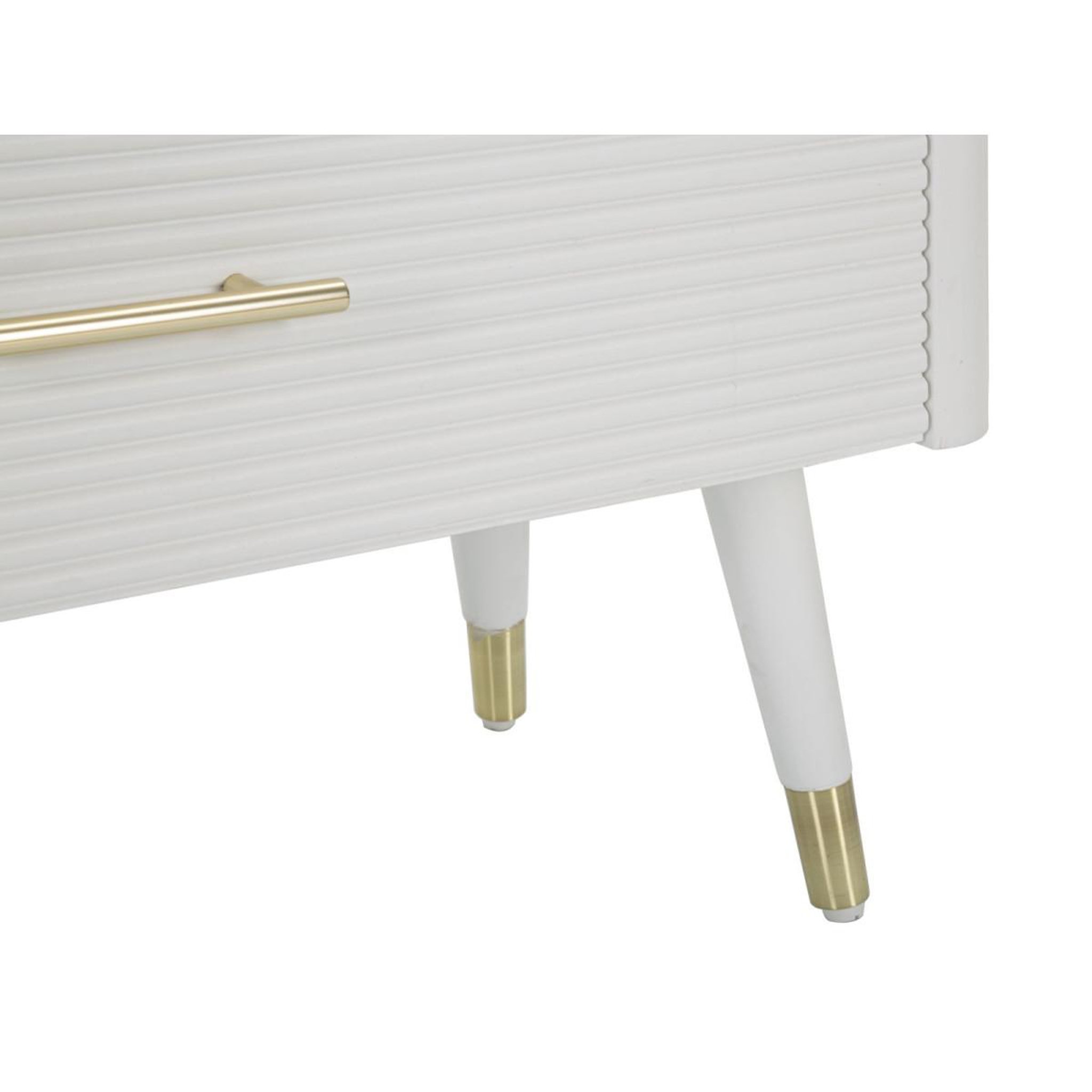 Voir la diapositive 6 : Paris Prix Commode 3 tiroirs en bois  matera  80cm blanc & naturel