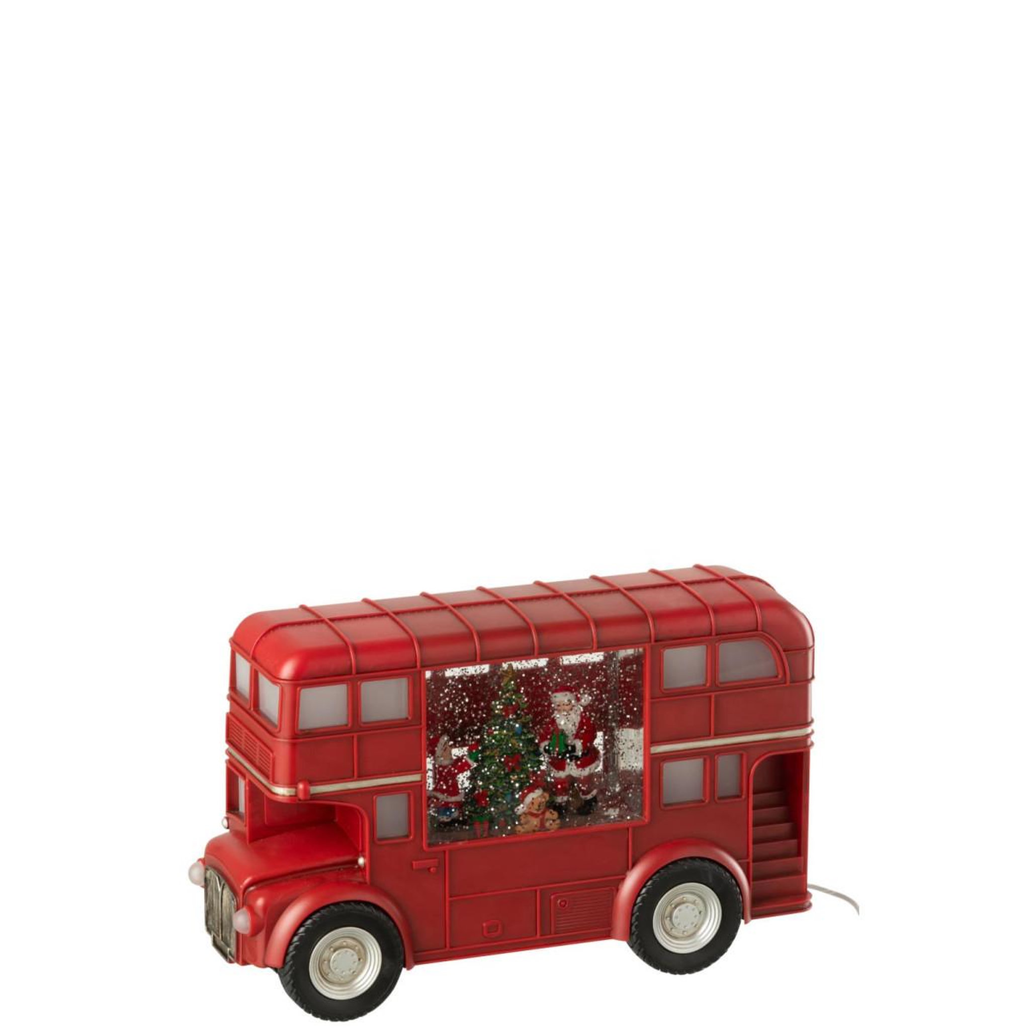 Voir la diapositive 3 : J-LINE Bus musique à led  père-noël  29cm multicolore