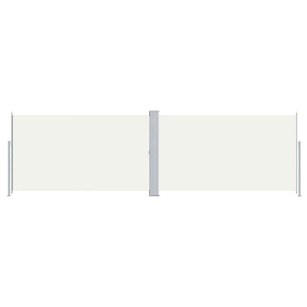 VIDAXL Auvent lateral retractable Creme 180x600 cm