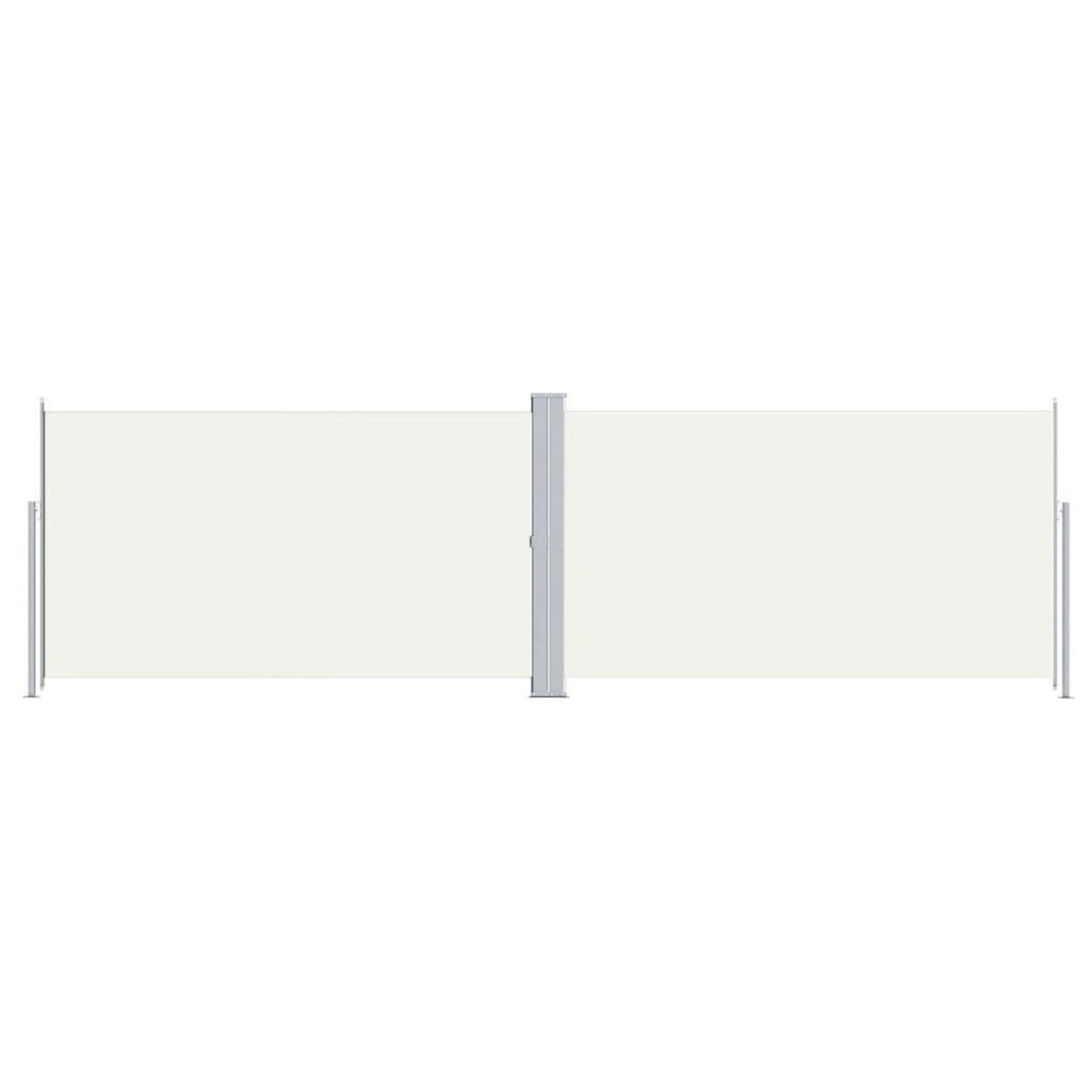 VIDAXL Auvent lateral retractable Creme 180x600 cm