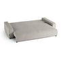 Voir la diapositive 3 : LISA DESIGN Pivoine - canapé droit 3 places - convertible avec coffre - en velours côtelé