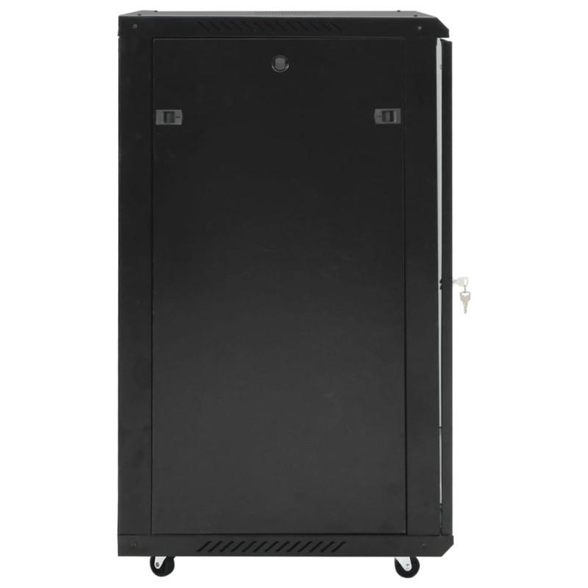 Voir la diapositive 4 : VIDAXL Coffret de réseau à pieds pivotants 18U 19 IP20 60x60x100 cm