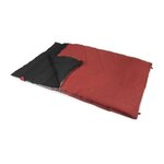 KAMPA Sac de couchage - KAMPA - Lucerne 8 - 2 personnes - 2,25 m x 1,5 m - Rouge