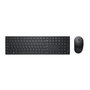 Voir la diapositive 2 : Dell DELL KM5221W clavier Souris incluse RF sans fil QWERTY US International Noir