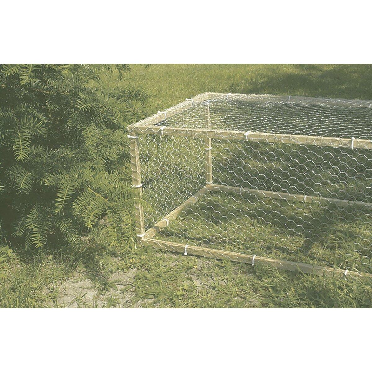 Nortene Grillage métallique -  Galvanex    - 1.00 x 25 m - Gris