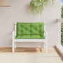 Voir la diapositive 3 : VIDAXL Coussins de banc de jardin lot de 2 vert melange tissu